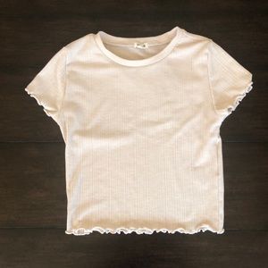 Garage basic ribbed top
